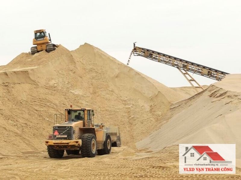 Tiêu chuẩn và ứng dụng của cát vàng trong xây dựng