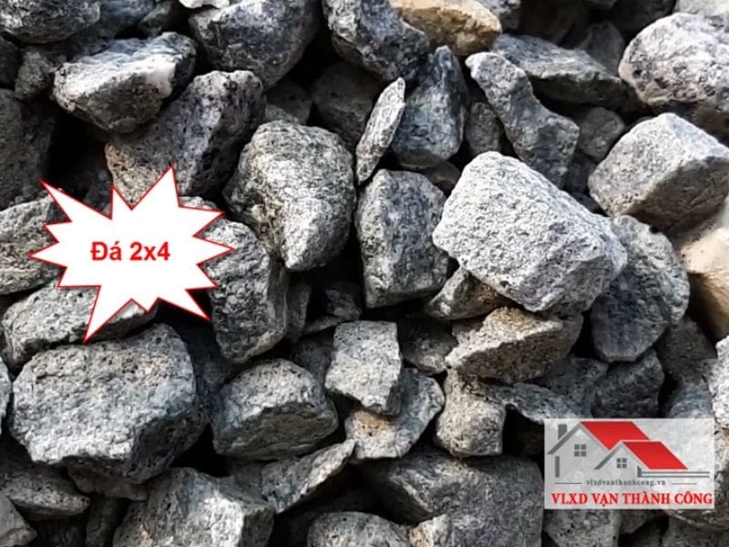 Đá 2x4 còn được gọi là đá dăm 2x4 hay đá bê tông 2x4