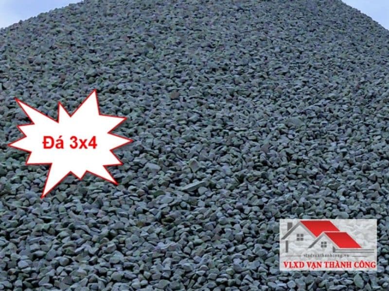 Đá 3x4 là loại đá dăm bền, cứng, chịu lực tốt và được sử dụng khá phổ biến hiện nay