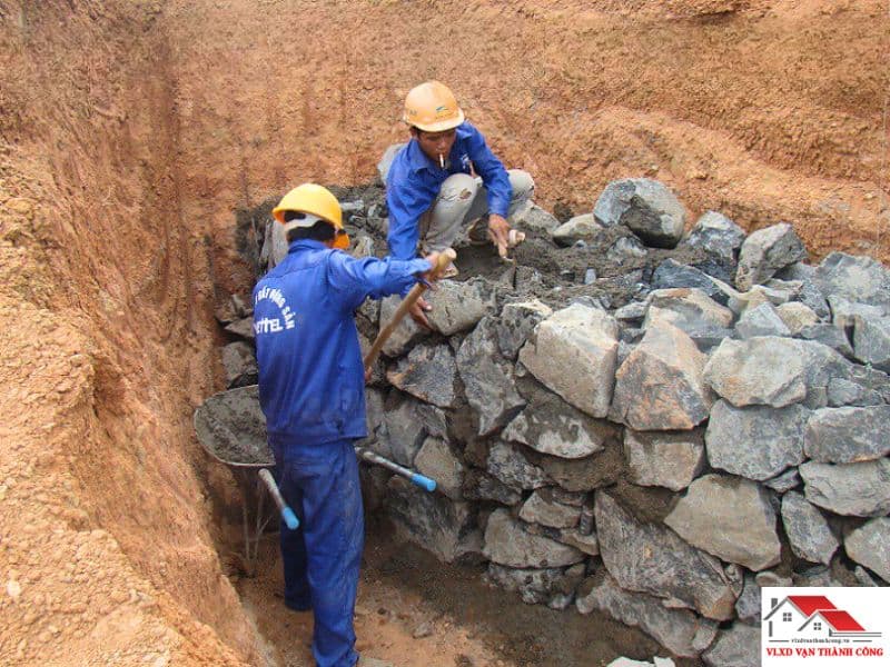 Quy trình thi công kè đá hộc chuẩn kỹ thuật