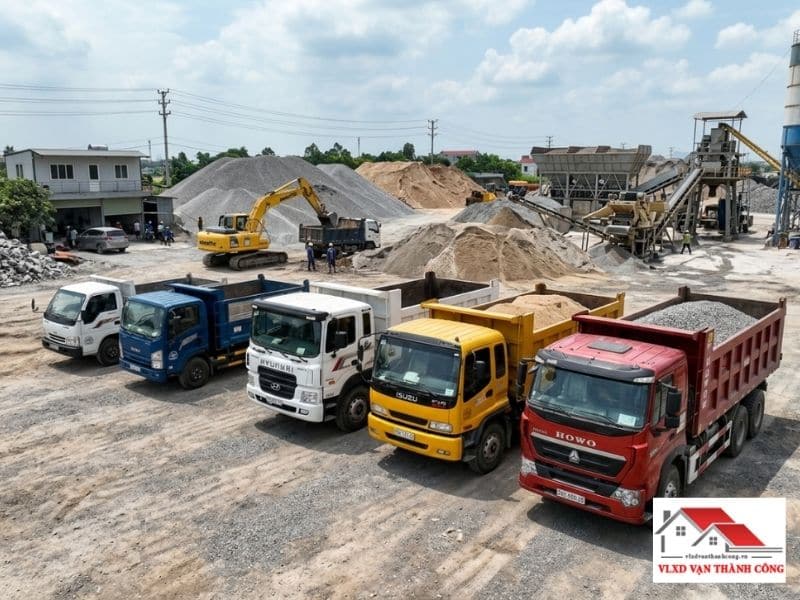 Dàn xe ben đời mới đa dạng tải trọng từ xe ben nhỏ chạy nội đô đến xe ben lớn chở vật liệu công trình