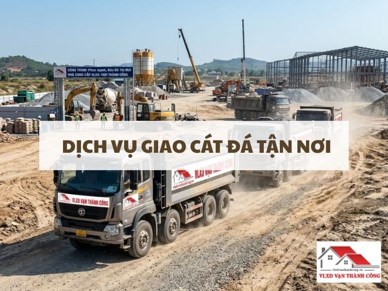 Dịch Vụ Giao Cát Đá Tận Nơi Uy Tín, Đúng Khối Lượng